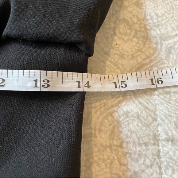 Badgley Mischka Black Zipper Popover Sheath Dress 4 - Picture 10 of 16